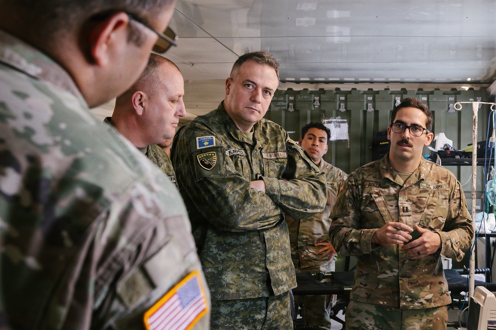 Charlie Company, 53rd Brigade Support Battalion partners with Kosovo Security Force Medical Regiment during joint training