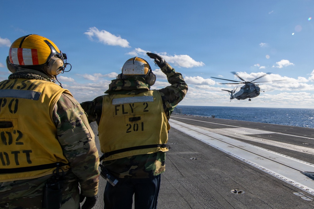 Daily Operations Aboard USS George H.W. Bush (CVN 77)