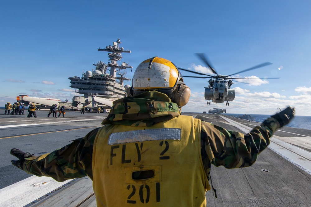 Daily Operations Aboard USS George H.W. Bush (CVN 77)