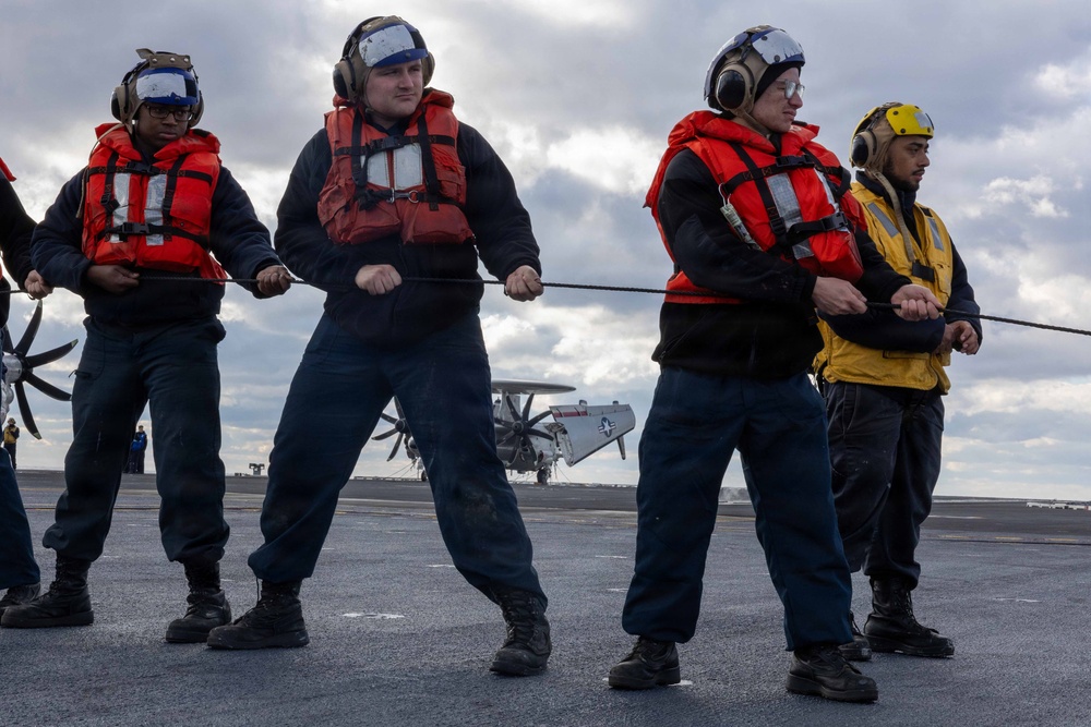 Daily Operations Aboard USS George H.W. Bush (CVN 77)