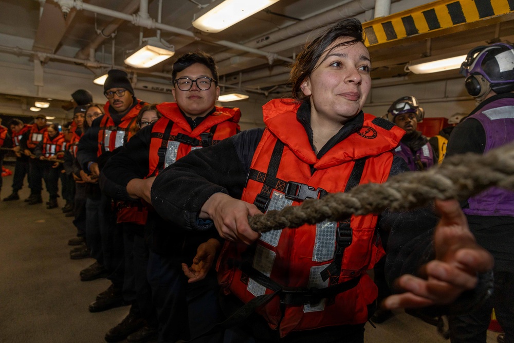 Daily Operations Aboard USS George H.W. Bush (CVN 77)