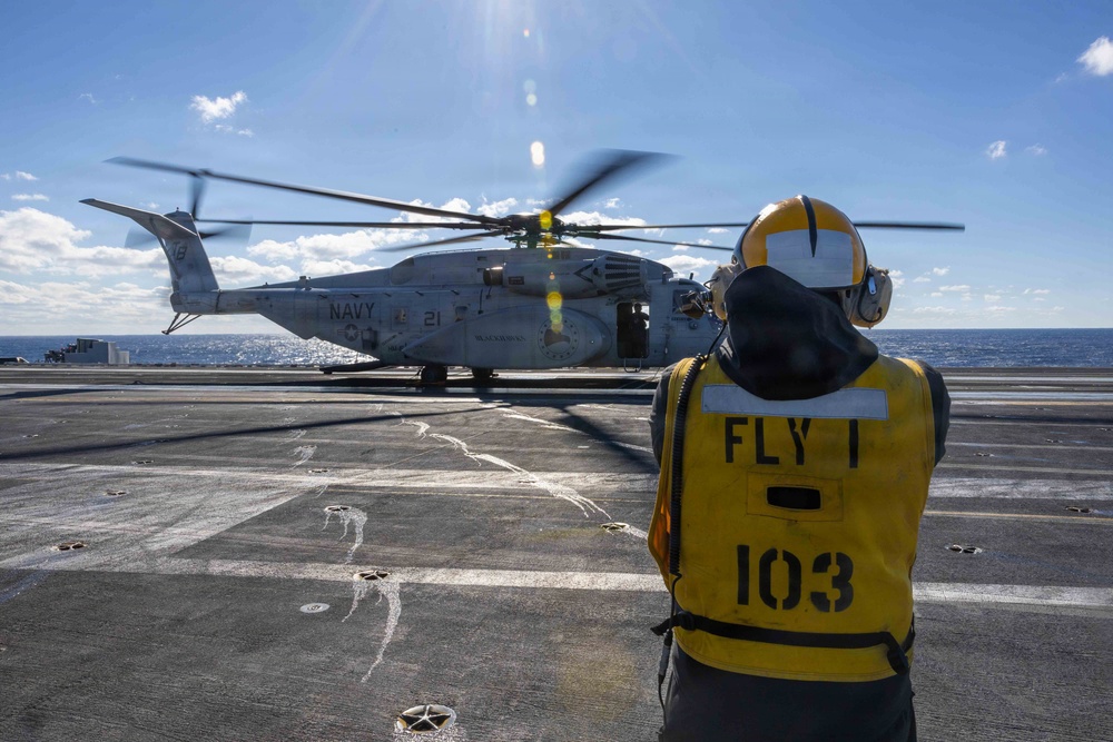 Daily Operations Aboard USS George H.W. Bush (CVN 77)