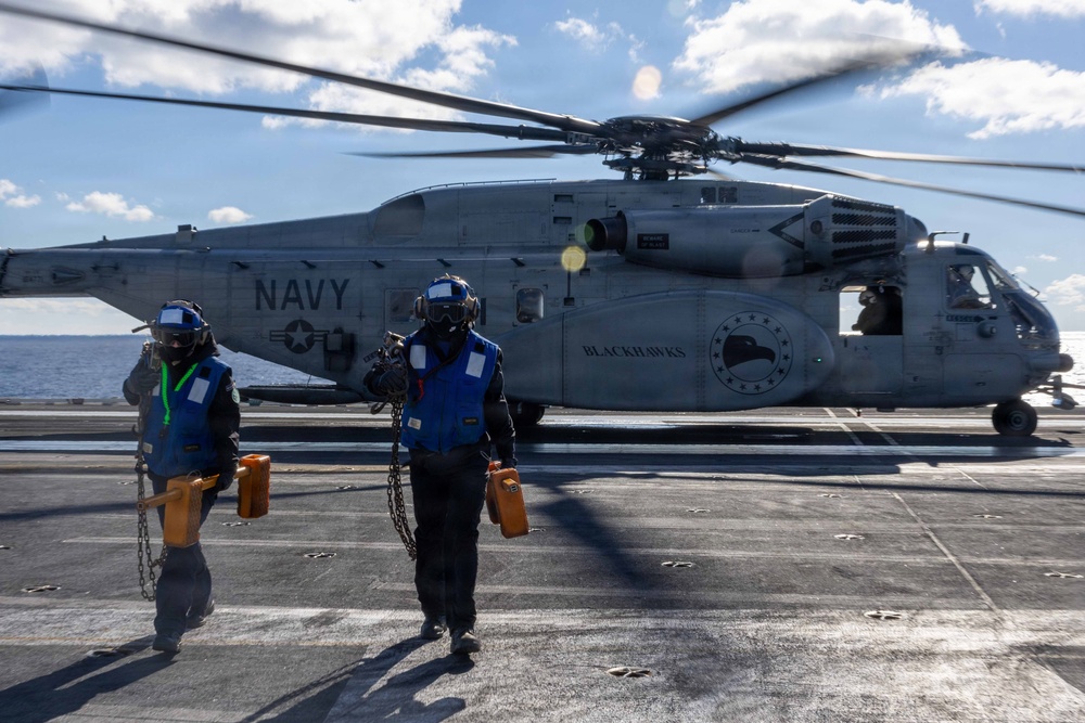 Daily Operations Aboard USS George H.W. Bush (CVN 77)