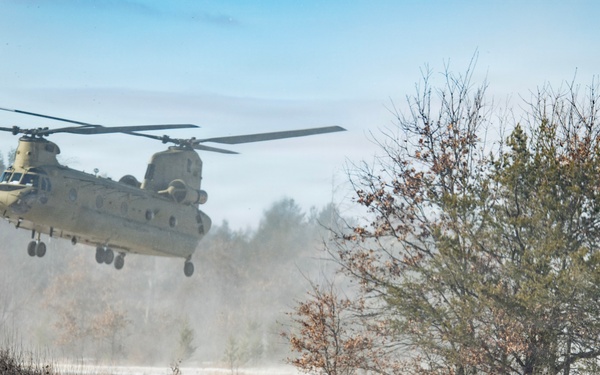 Cold Weather Artillery Sling Load at Fort McCoy