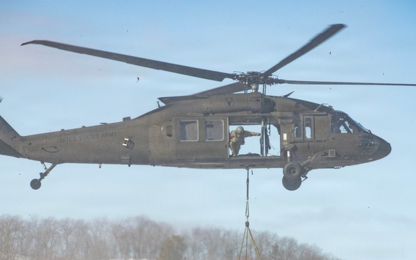 Cold Weather Artillery Sling Load at Fort McCoy