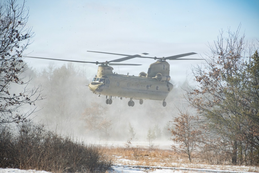Cold Weather Artillery Sling Load at Fort McCoy