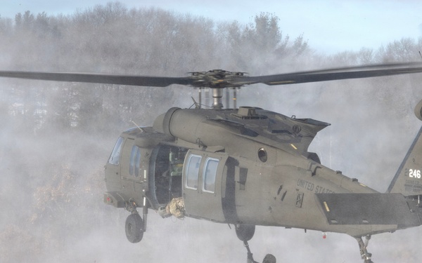 Cold Weather Artillery Sling Load at Fort McCoy