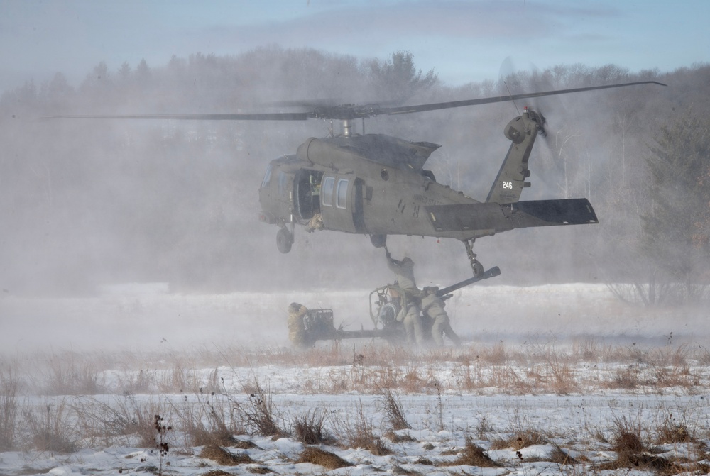 Cold Weather Artillery Sling Load at Fort McCoy