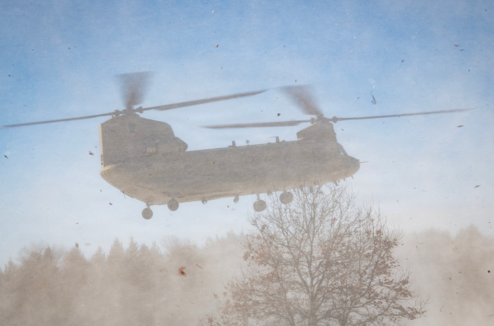 Cold Weather Artillery Sling Load at Fort McCoy