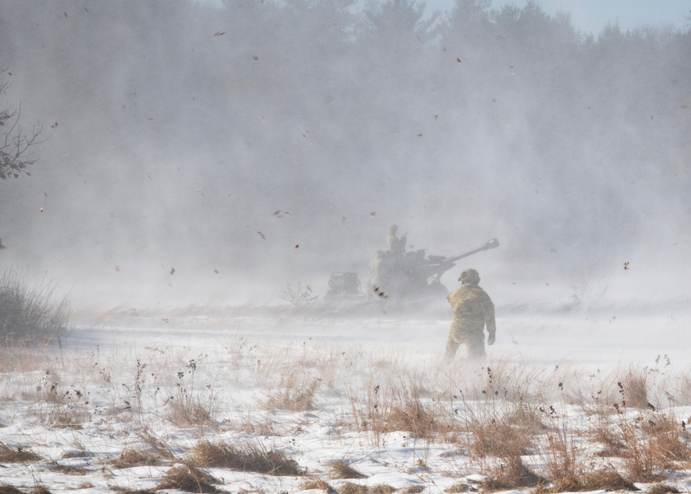 Cold Weather Artillery Sling Load at Fort McCoy