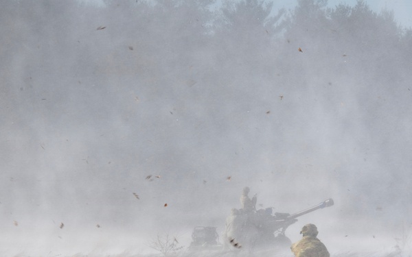 Cold Weather Artillery Sling Load at Fort McCoy