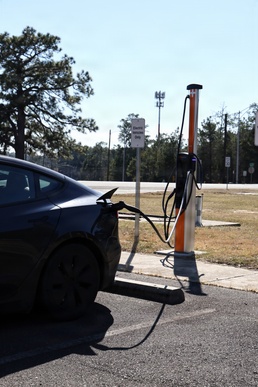 Charging stations provide Soldiers, families with convenience to charge their vehicles