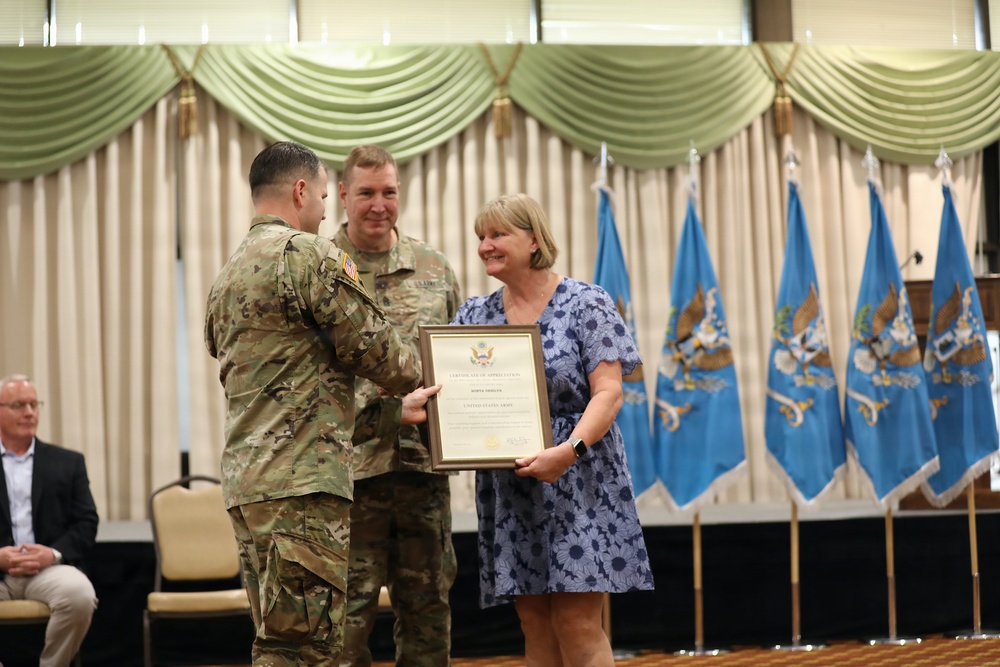 336th Expeditionary Military Intelligence Brigade Change of Command, Change of Responsibility, and Retirement Ceremony