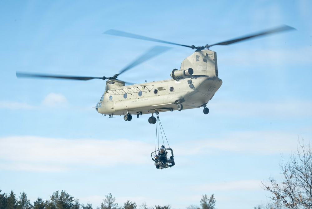 Cold Weather Artillery Sling Load at Fort McCoy