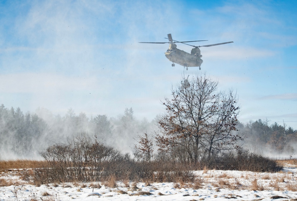 Cold Weather Artillery Sling Load at Fort McCoy
