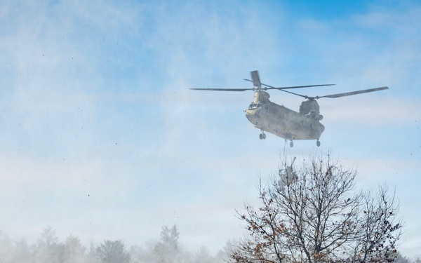 Cold Weather Artillery Sling Load at Fort McCoy