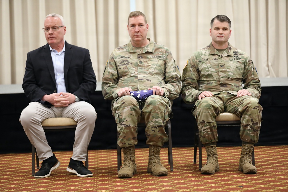 336th Expeditionary Military Intelligence Brigade Change of Command, Change of Responsibility, and Retirement Ceremony