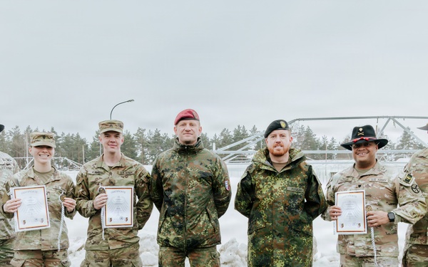 Task Force Saber Soldiers earn bronze German Armed Forces Badge of Marksmanship at Grafenwoehr