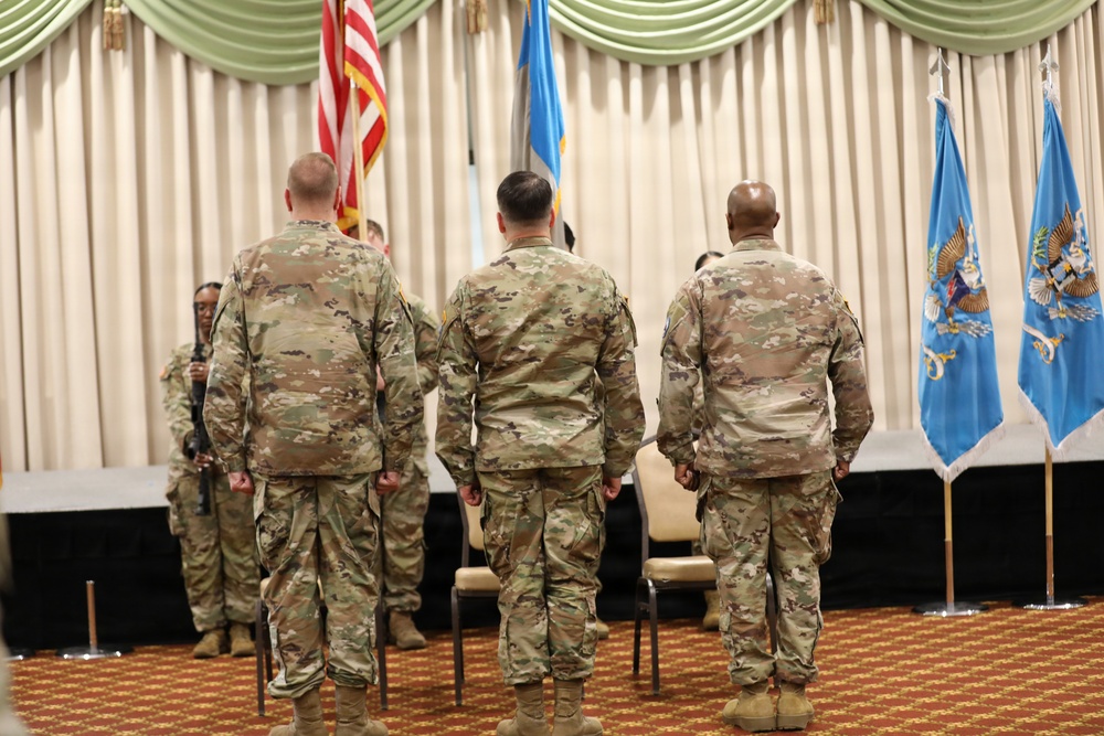 336th Expeditionary Military Intelligence Brigade Change of Command, Change of Responsibility, and Retirement Ceremony