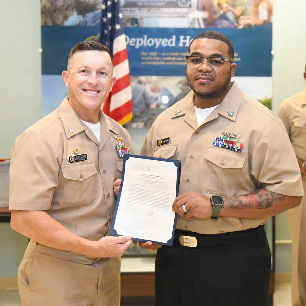 Awards Ceremony at Naval Hospital Jacksonville - Feb. 6, 2026