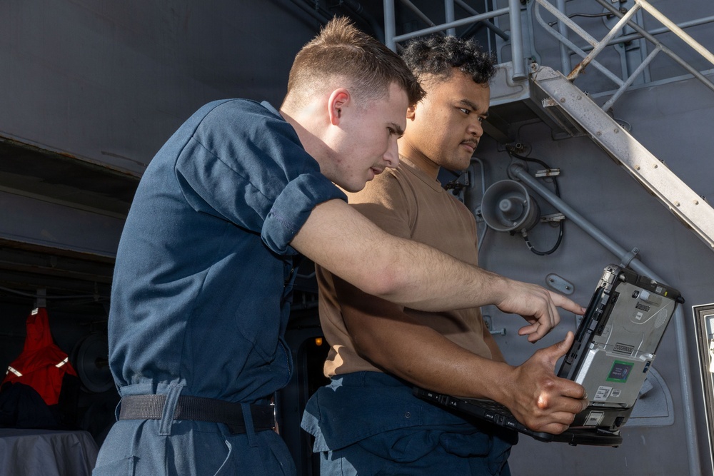 Daily Operations Aboard USS George H.W. Bush (CVN 77)