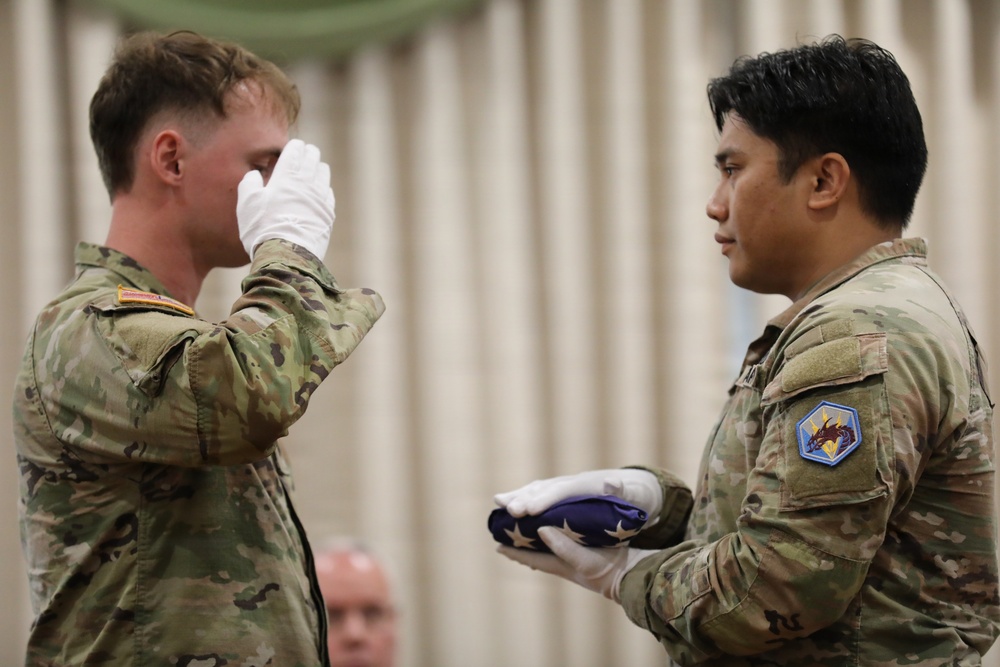 336th Expeditionary Military Intelligence Brigade Change of Command, Change of Responsibility, and Retirement Ceremony