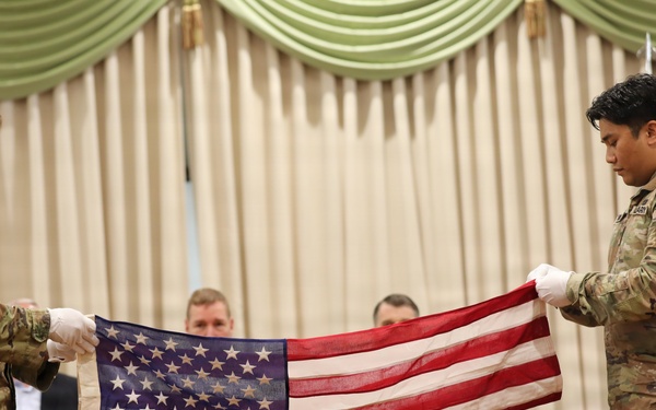 336th Expeditionary Military Intelligence Brigade Change of Command, Change of Responsibility, and Retirement Ceremony