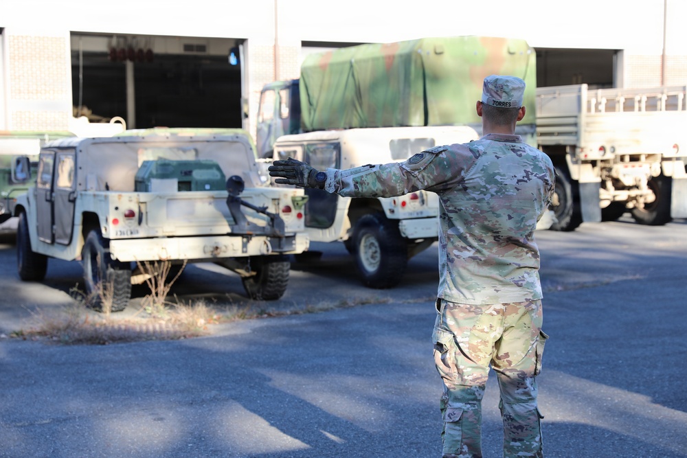Motor Pool Maintenance and Convoy