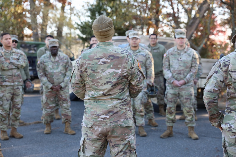 Motor Pool Maintenance and Convoy