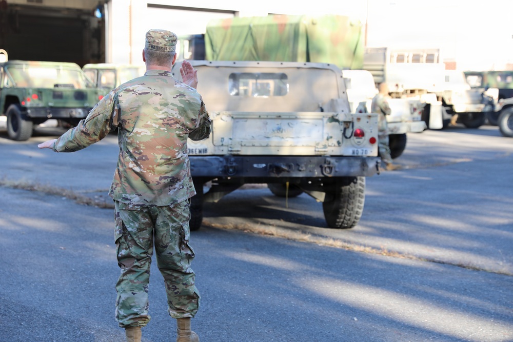 Motor Pool Maintenance and Convoy