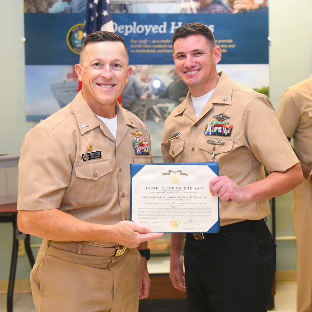 Awards Ceremony at Naval Hospital Jacksonville – Feb. 6, 2026