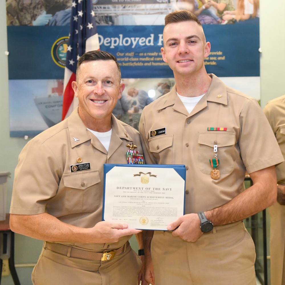 Awards Ceremony at Naval Hospital Jacksonville – Feb. 6, 2026
