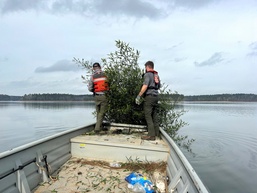USACE refreshes fish attractor sites at J. Strom Thurmond Lake