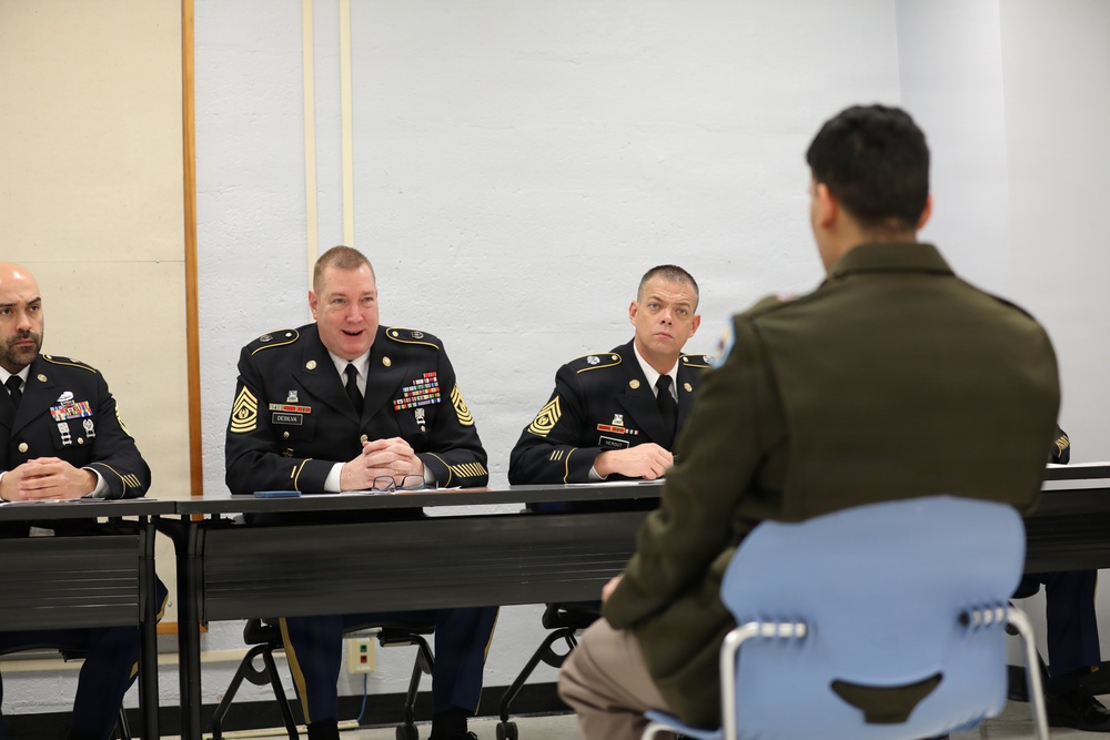 Best Warrior Competition 2024 Solider Board