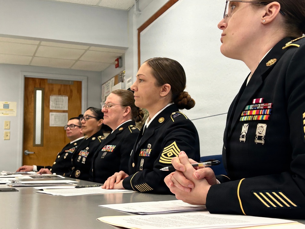 Best Warrior Competition 2024 Solider Board