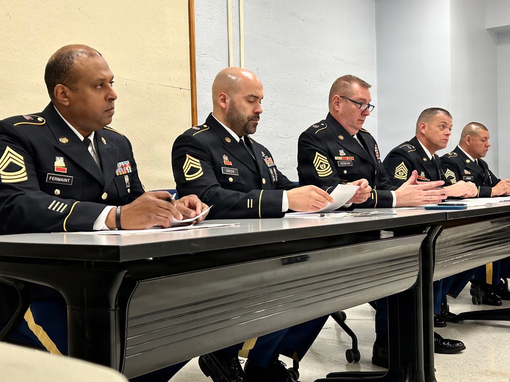 Best Warrior Competition 2024 Solider Board