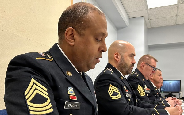 Best Warrior Competition 2024 Solider Board