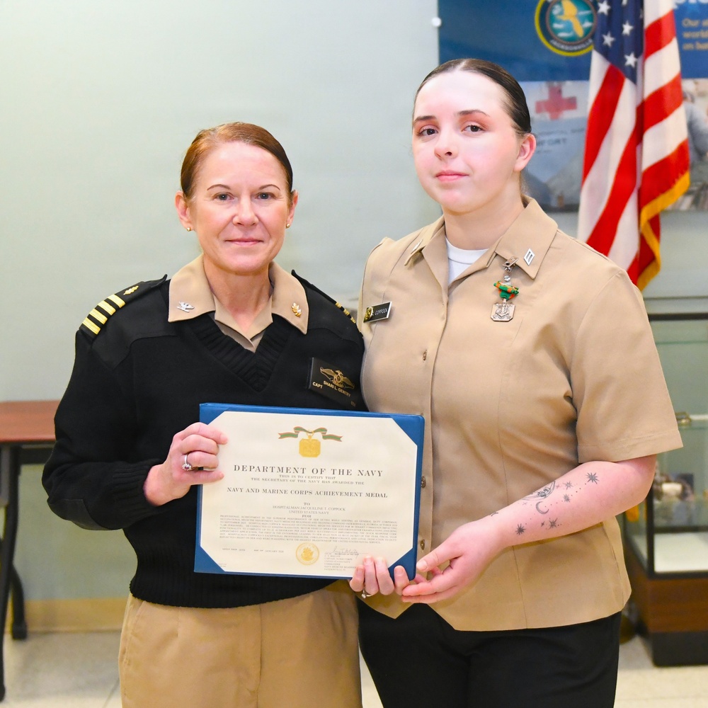 Awards Ceremony at Naval Hospital Jacksonville - Feb. 6, 2026