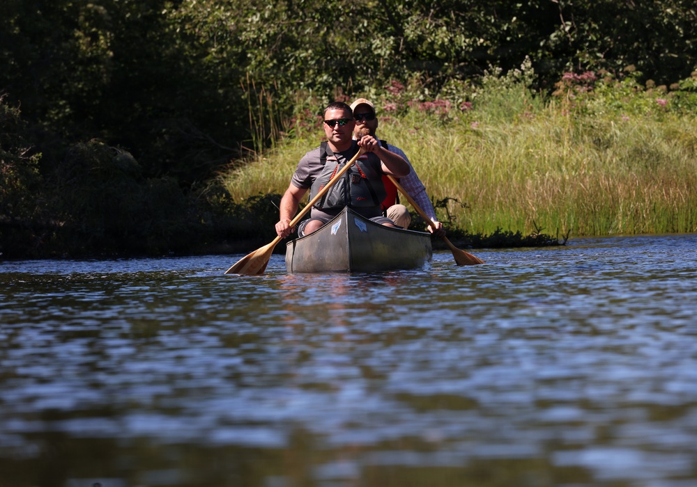 Canoeing on the Paint River