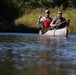 Canoeing on the Paint River in Michigan