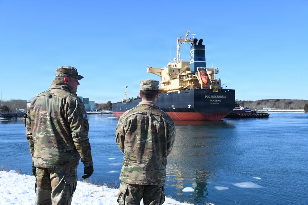 New England District facilitated the safe transit of a time sensitive fuel oil delivery