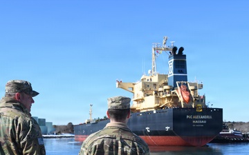 New England District facilitated the safe transit of a time sensitive fuel oil delivery