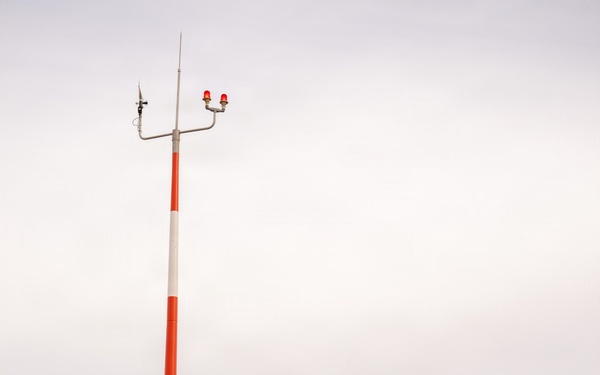 Airmen Maintain Fixed Base Weather Observation System