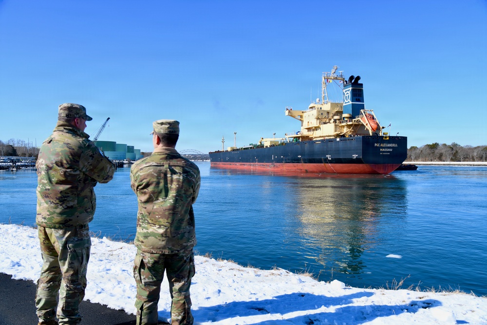 New England District facilitated the safe transit of a time sensitive fuel oil delivery