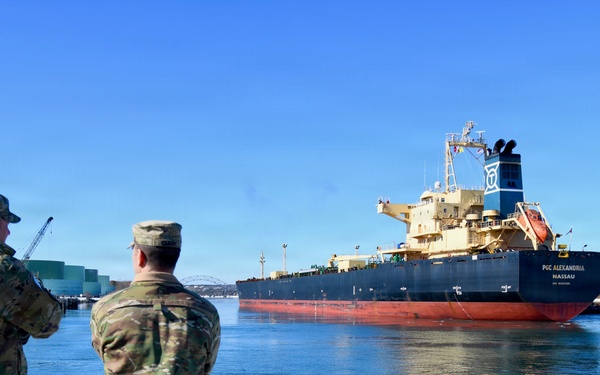 New England District facilitated the safe transit of a time sensitive fuel oil delivery