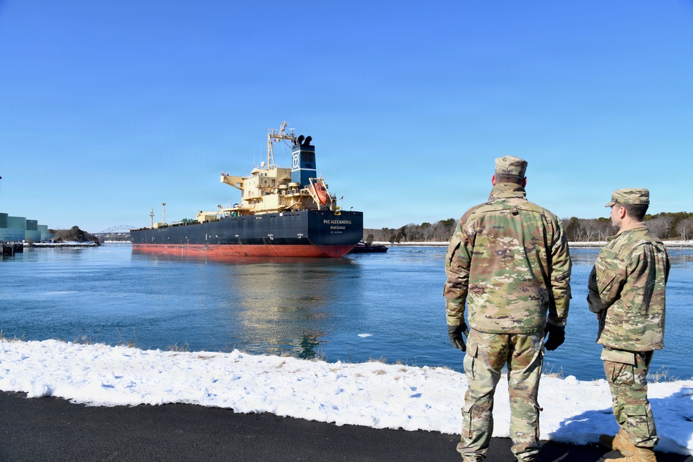 New England District facilitated the safe transit of a time sensitive fuel oil delivery