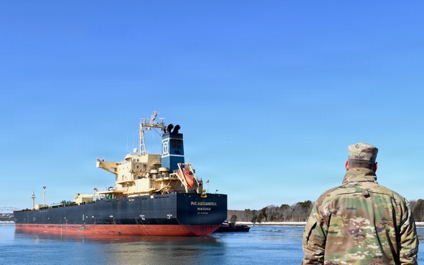 New England District facilitated the safe transit of a time sensitive fuel oil delivery