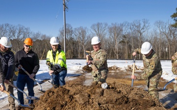 Groundbreaking ceremony held for Vehicle Maintenance Shop