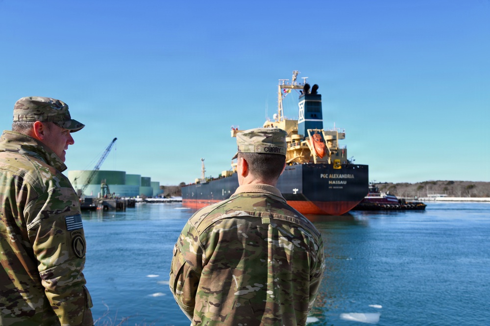 New England District facilitated the safe transit of a time sensitive fuel oil delivery