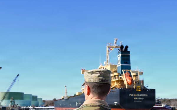 New England District facilitated the safe transit of a time sensitive fuel oil delivery